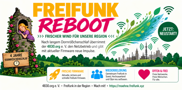 Freifunk an Möhne und Bigge: ein neuer Anlaufpunkt für drei Kreise